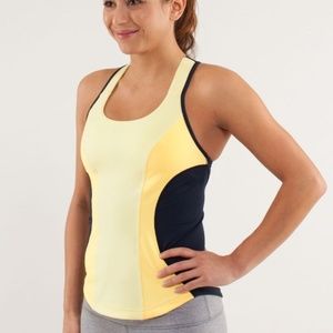 Lululemon Cardio Kick Tank Colorblock